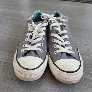 Grey Converse Low Top Size 8